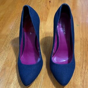 ANDREA  Women's Navy Heels